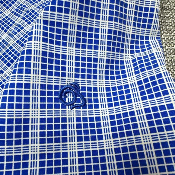 Craghoppers Shirt Men XXL Blue Insect Shield Lightweight Snap Up Camping Fishing - Picture 10 of 14